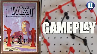 Twixt: A Fun And Addictive Board Game / Full Game Playthrough