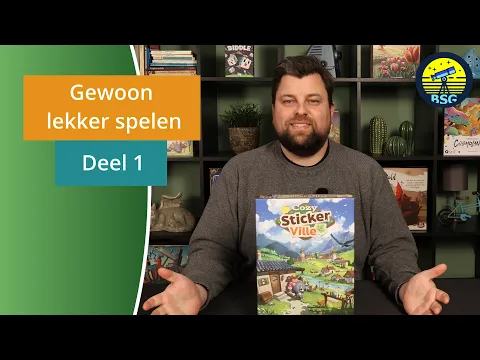 Gewoon lekker spelen - Cozy Sticker Ville - Deel 1