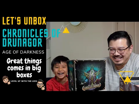 Unboxing Chronicles of Drunagor - Age of Darkness by Creative Game Studios from Kickstarter
