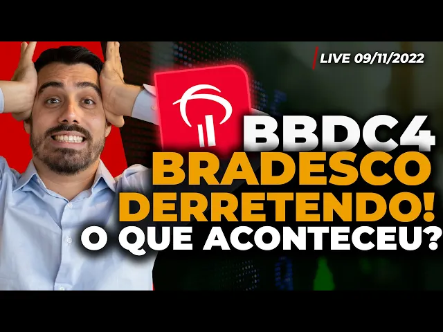 Ações do Bradesco (BBDC4) caindo: o que fazer?