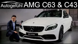 Mercedes C63 AMG REVIEW Facelift C-Class C63S Coupé vs C63 Sedan vs C43 Cabriolet 2019 @ NYIAS 2018