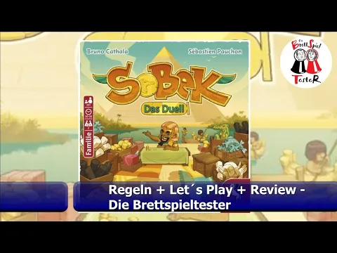 Sobek Das Duell von Pegasus Spiele - Regeln + Let´s Play + Review - Brettspiel -Die Brettspieltester