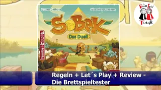 Sobek Das Duell von Pegasus Spiele - Regeln + Let´s Play + Review - Brettspiel -Die Brettspieltester