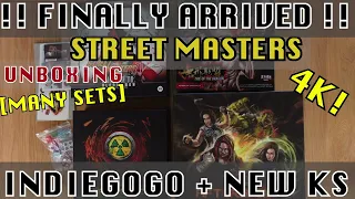 [4K] FINALLY! - Street Masters - INDIEGOGO + Lament of The Blood Moon UNBOXING [KICKSTARTER]