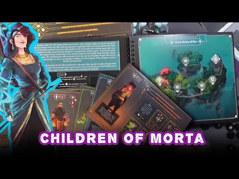 Children of Morta Board Game Deluxe Unboxing