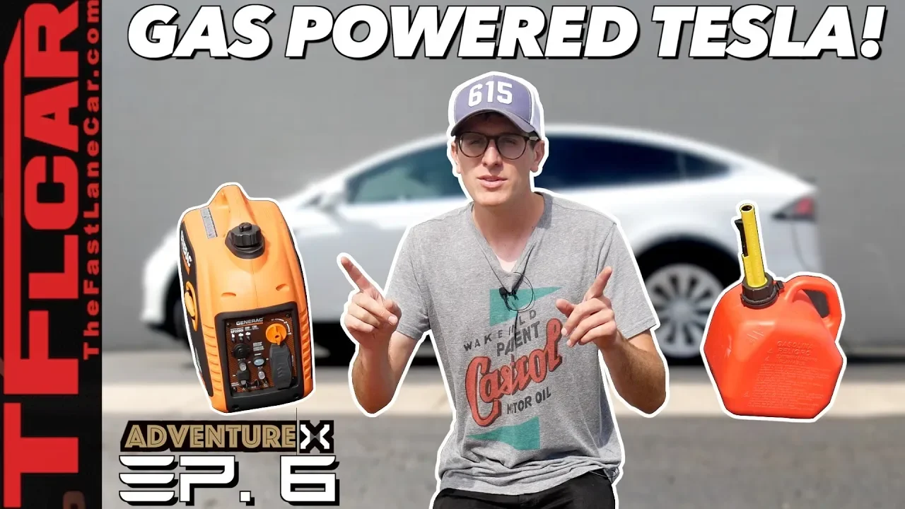 Can You Charge A Tesla With A Portable Generator? We Give it aTry! | Adventure X Ep.6