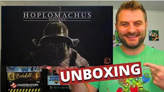 Hoplomachus Remastered Board Game Unboxing - A Mythical Arena Combat Game