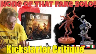Dying Light: The Board Game - Kickstarter Critique Review