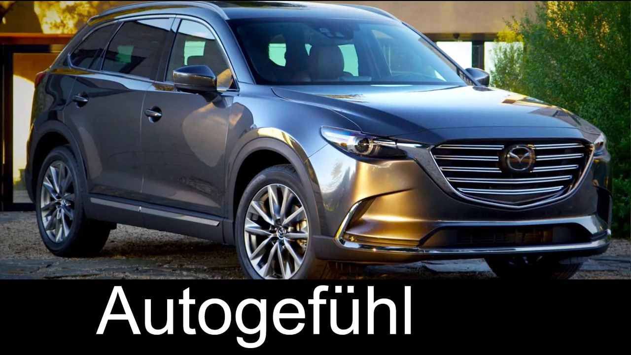 All-new Mazda CX-9 full-size SUV 2016 with 2,5 l Turbo 250 hp - Autogefühl