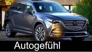 All-new Mazda CX-9 full-size SUV 2016 with 2,5 l Turbo 250 hp - Autogefühl