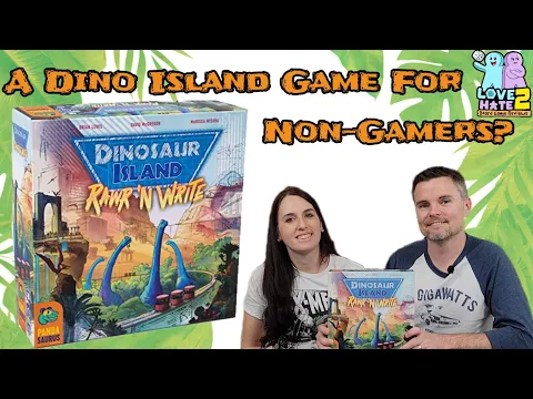 A Dino Island Game For Non-Gamers? Dinosaur Island Rawr N Write Review