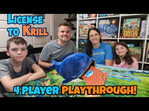 License To Krill - 4 Player Playthrough Of This Punny Family Game - Coming To #Kickstarter