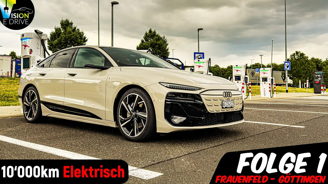 Wirklich Langstrecken Monster? Die ersten 600km - XXL Audi A6 e-tron Roadtrip - Folge 1