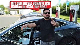 ELEKTROAUTO-PÖBLER mit TESLA auf 2.800km Trip! NIE WIEDER?