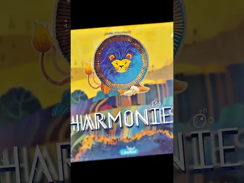 Harmonies - Creative Mail Opening #harmonies #libellud #boardgames #boardgamegeek #unboxing