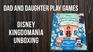 Dad and Daughter Play Games - Disney Kingdomania Unboxing