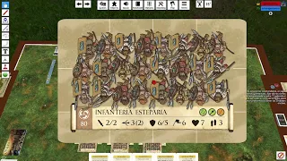 Partida jugada en TTS al prototipo de ONUS! Traianus