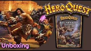 HeroQuest - Kellar's Keep Quest Pack - Unboxing