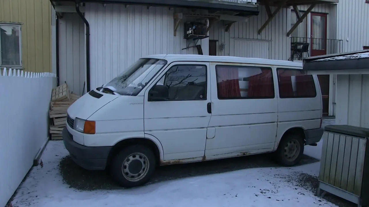 Driving mom's Volkswagen Transporter