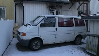 Driving mom's Volkswagen Transporter