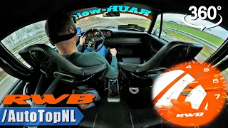 360° RWB PORSCHE 993 Carrera on AUTOBAHN by AutoTopNL