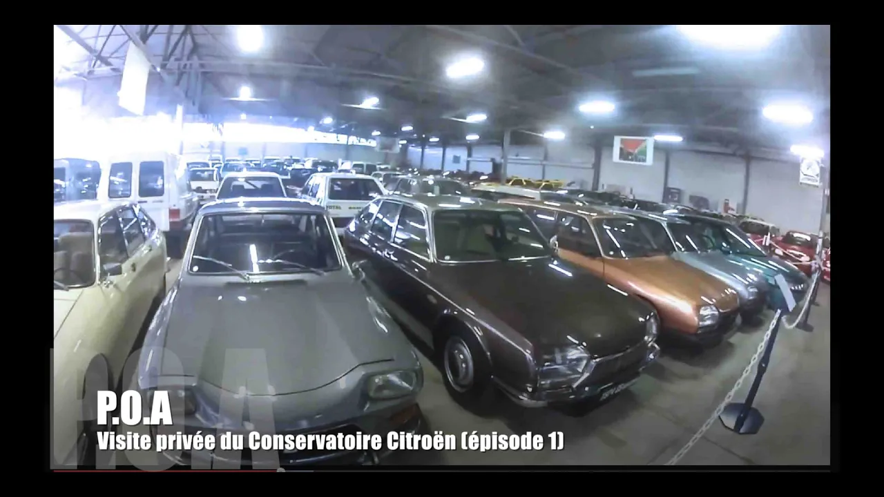 Citroën : visite privée du conservatoire du patrimoine Citroën (1/5)