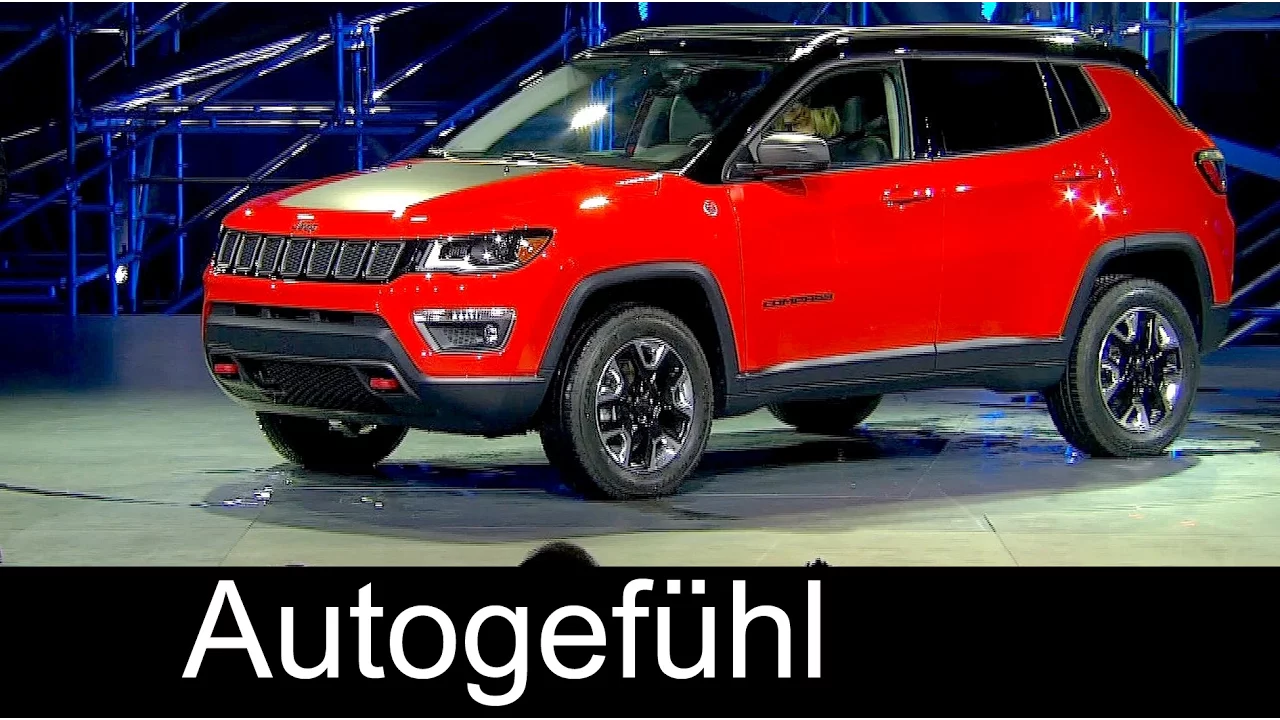 Jeep Compass all-new neu 2017 Reveal Exterior Preview L.A. Motor Show - Autogefühl
