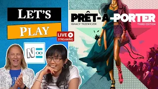 Prêt-à-Porter -  Live Board Game Playthrough & Review e128