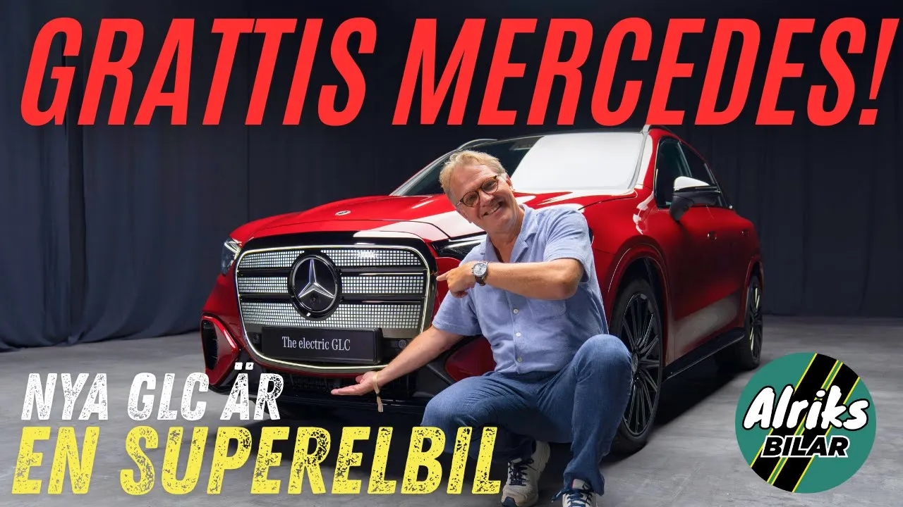Grattis Mercedes – Nya eldrivna GLC imponerar!