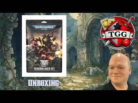 Warhammer 40,000 Terrain Area Set Overview & Unboxing | Official Card Terrain Footprints