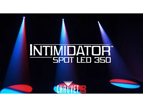 Product video thumbnail for Chauvet Intimidator Spot LED 350X2 Lights &amp; Case