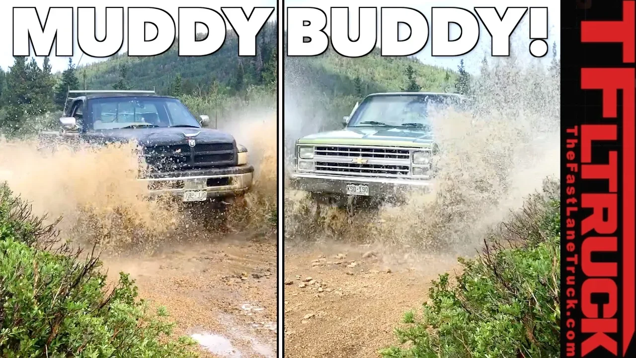 Old vs Older: Big Green and Dodgezilla take on Hail, Mud and the Rocky Mountains