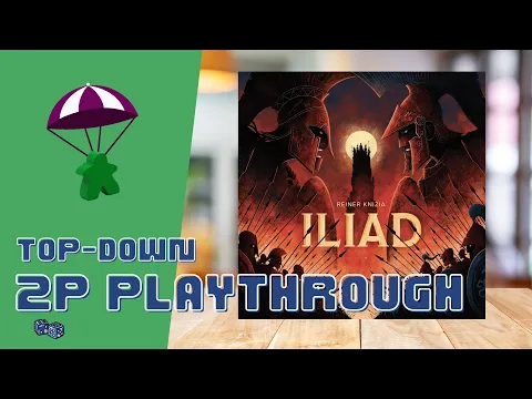 Iliad Two-Player Playthrough (4K) // A Two-Player, Knizia, Tile-Laying Battle for Glory