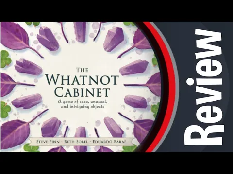 The Whatnot Cabinet Board Game Review (Pencil First Games 2021)