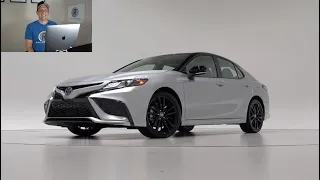 What are the changes to the NEW 2021 Toyota Camry Hybrid XSE?