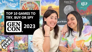 Top 10 Games to *Buy, Try or Spy* at GenCon 2023