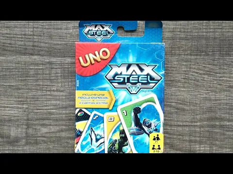 UNO Max Steel Card Game