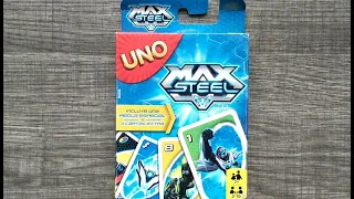 UNO Max Steel Card Game