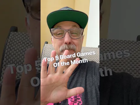 Top 5 Board Games of August! #boardgames #gamenight #games #tabletopgames