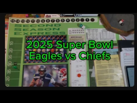 2025 Super Bowl Pre-play. Second Season Express. Philadelphia Eagles vs KC Chiefs.
