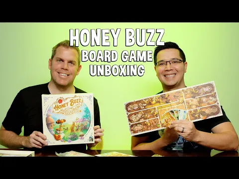Unboxing Honey Buzz - Worker Bee Placement Board Game