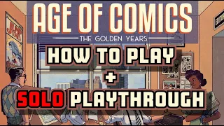Age of Comics: The Golden Years - How to Play + Playthrough