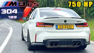 750HP BMW M3 CS | 304KM/H ACCELERATION on AUTOBAHN | SOUND & POV DRIVE