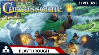 Mists over Carcassonne | Level 3 & 5 | with Steve & Kim
