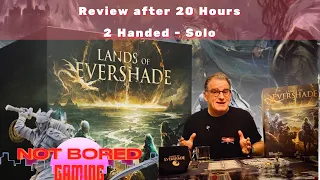 Lands of Evershade - Review after 20 hours - 2 Handed Solo - Not Bored Gaming