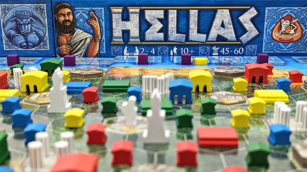 Stefan Dorra's Hellas Board Game, White Goblin Games