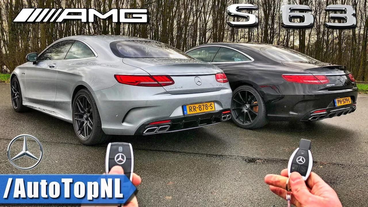 2018 Mercedes AMG S63 Coupe vs S63 AMG Coupe | REVIEW POV AUTOBAHN | OLD vs NEW by AutoTopNL
