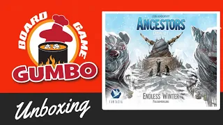Endless Winter: Paleoamericans --  Ancestors & Cave Paintings expansion UNBOXINGS