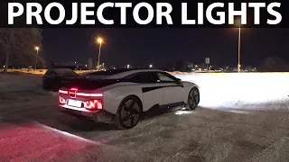 HiPhi Z headlights test