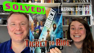 Solved! Unlock: Ticket to Ride / Game Adventures - Dr Gareth and Laura